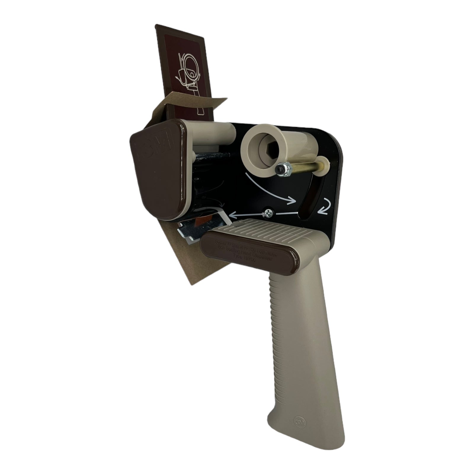 3M H-150 Leiser Klebeband-Abroller Handabroller Paketbandabroller Bis 50mm