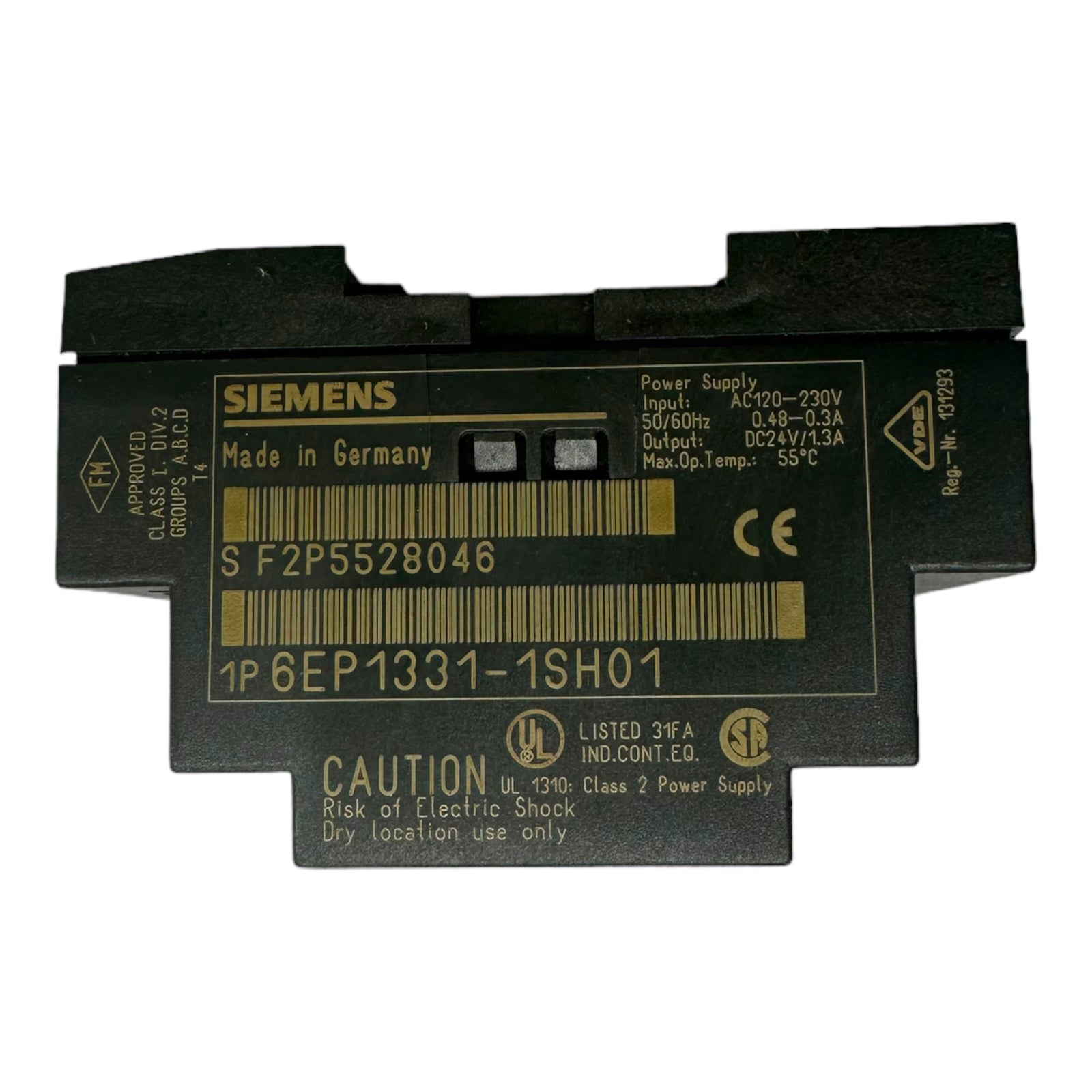 SIEMENS 6EP1331-1SH01 LOGO Power Supply Module Hutschienen-Netzteil 24V 1.3A