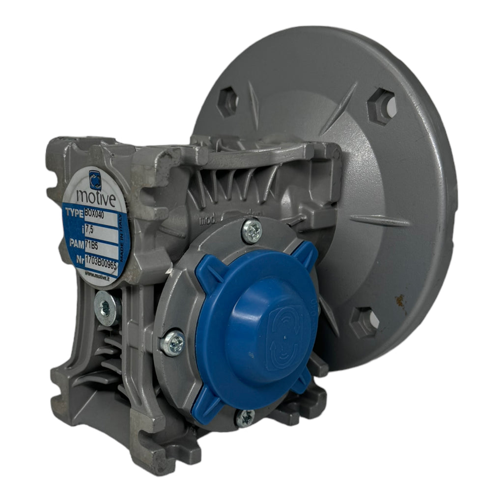 Motive Box040 Schneckengetriebe B407 5191471B5 Getriebe 71B5 Worm gear i: 7,5
