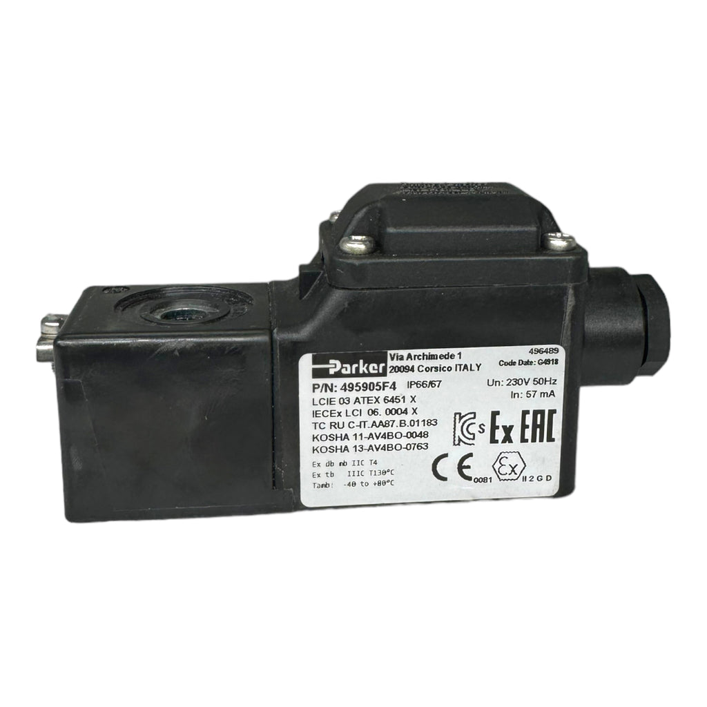 Parker 495905F4 LUCIFER Magnetspule 230V / 50Hz / 57mA / EX2
