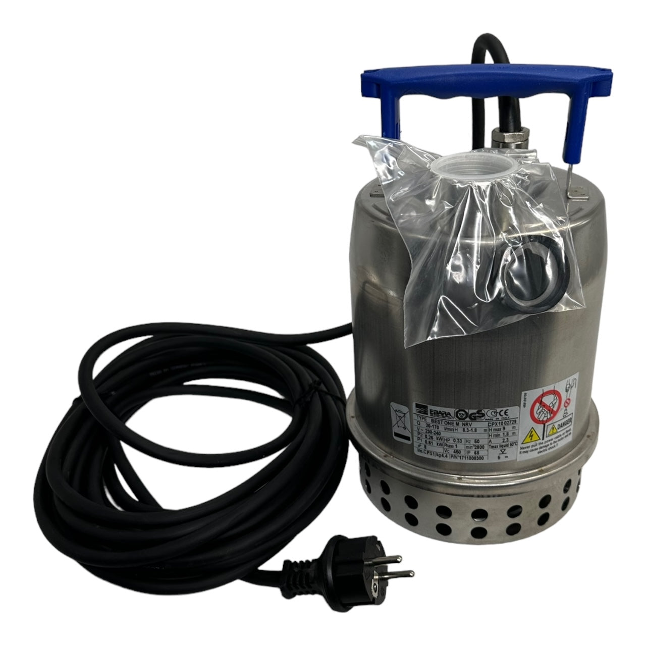 EBARA BEST ONE M NRV Edelstahl Tauchmotorpumpe für Schmutzwasser