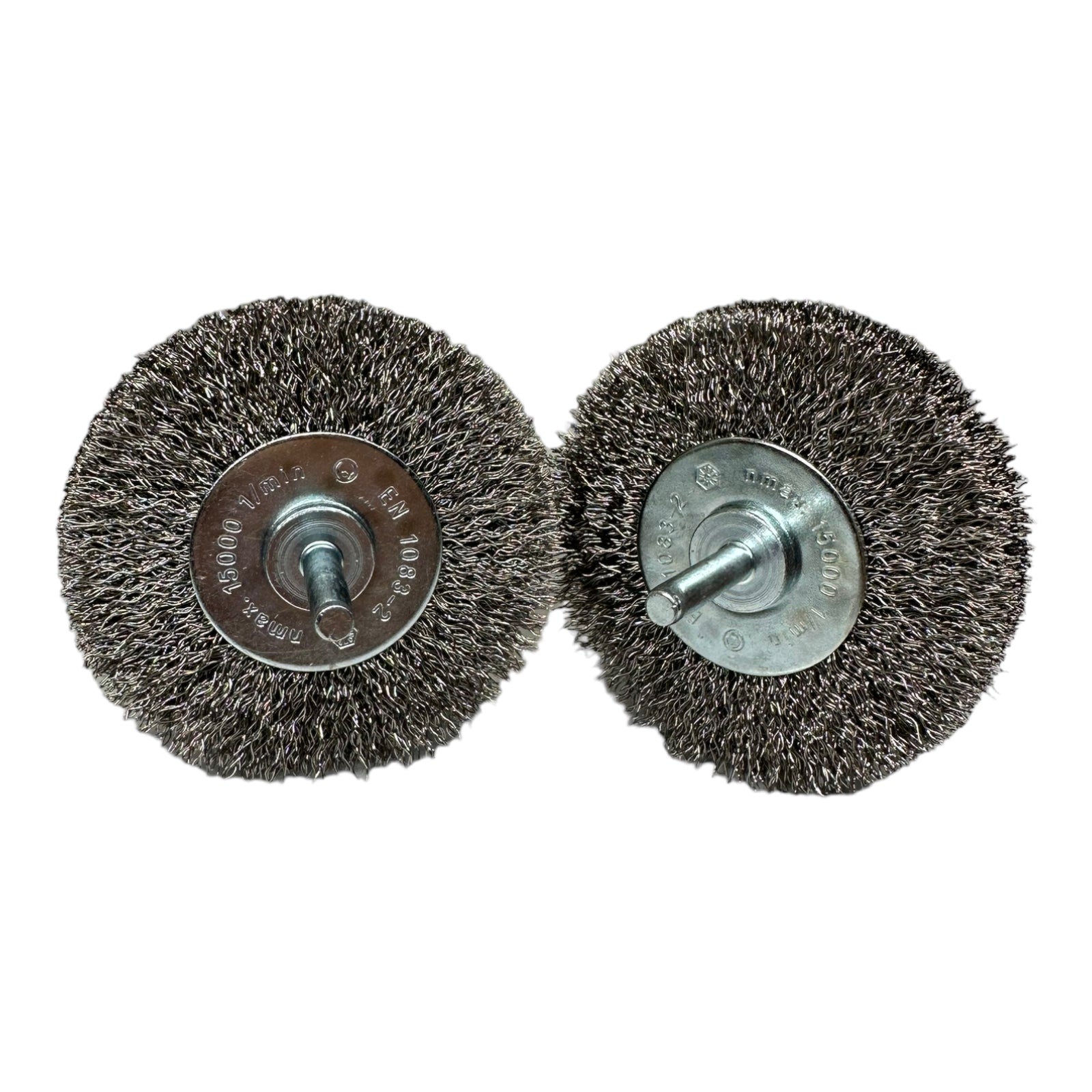 2x Promat Rundbürste Stahldraht Durchmesser: 80mm Schaft: 6mm S.: 0,3mm V2A