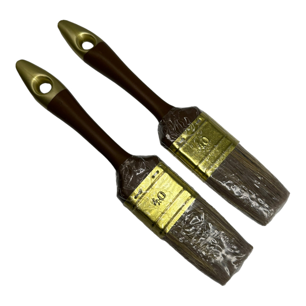 2x Nölle Pinsel Lasurpinsel Acryllackpinsel 40mm Polyesterborste Acryl 56940