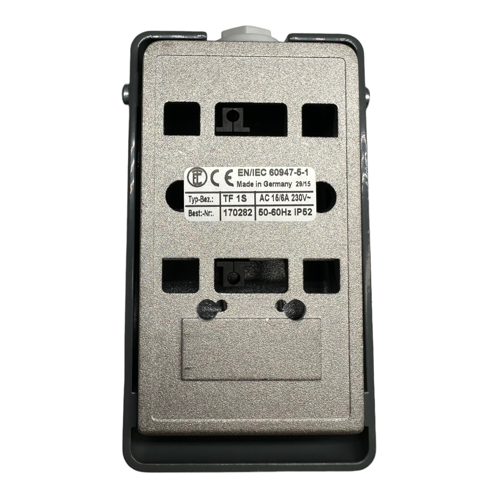 ELEKTRA Tailfingen Fußschalter Druckfuß flach Fußpedal TF 1S 50/60Hz 230V IP52
