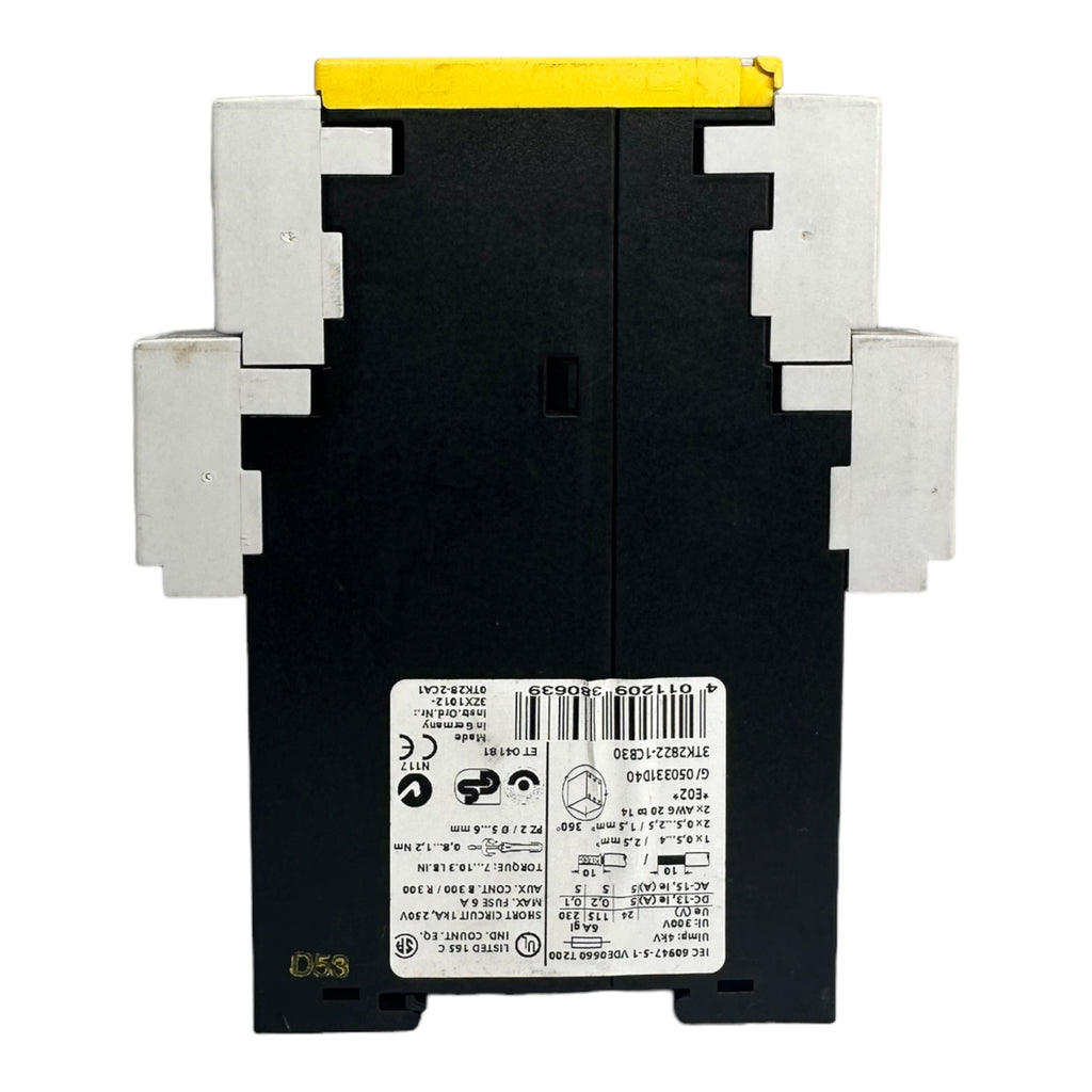 Siemens 3TK2822-1CB30 Sicherheitsschaltgerät Sichereitsrelais Spule 24V AC/DC