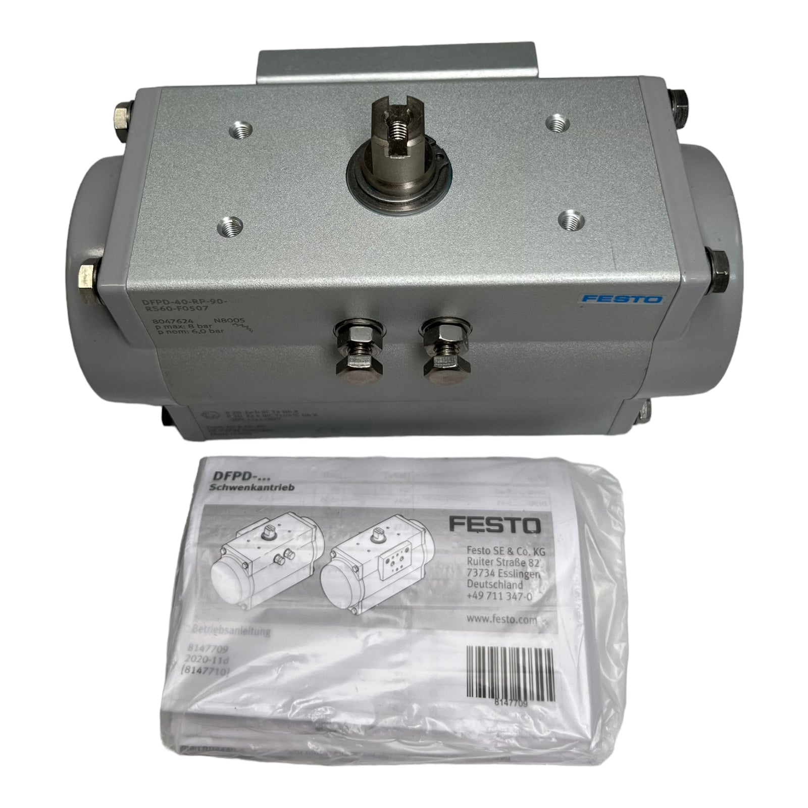 FESTO DFPD-40-RP-90-RS60-F0507 (8047624) Schwenkantrieb Baugröße Stellantrieb:40