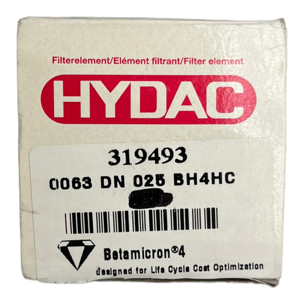 HYDAC 0063 DN 025 BN4HC (319493) Filterelement Größe: 0063