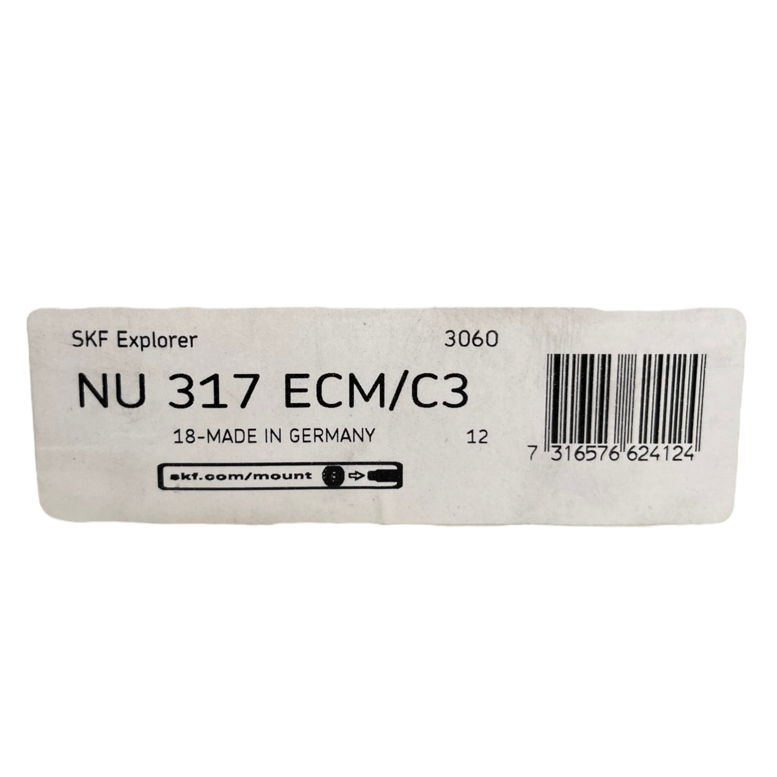 SKF NU317ECM/C3 Zylinderrollenlager einreihig, Messingkäfig 85x180x41mm
