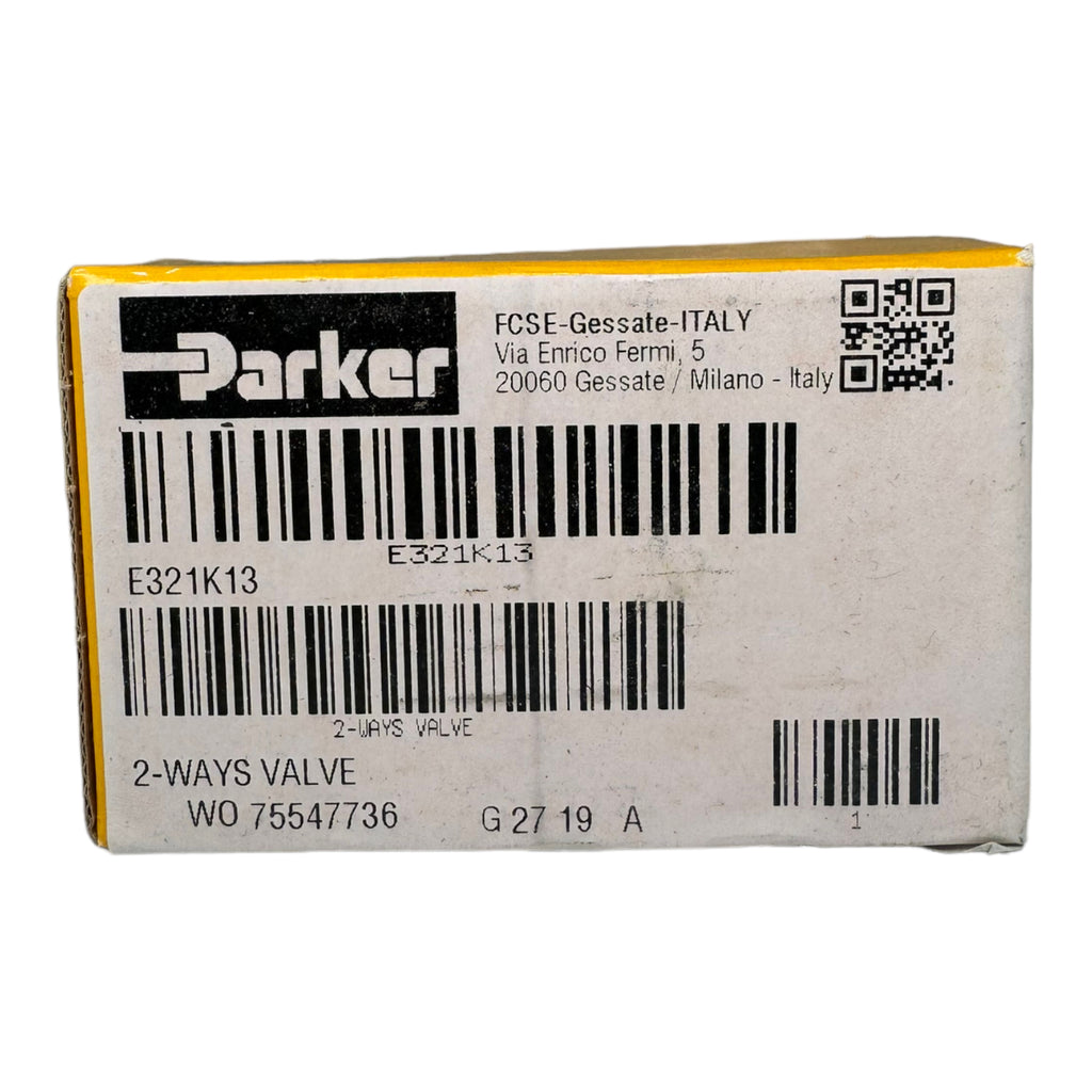 PARKER E321K13 LUCIFER Magnetventil 2-Wege Ventil 10bar 220-230VAC 50Hz 8W