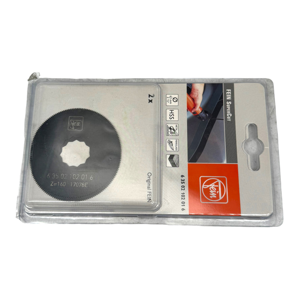 2x Fein 63502102016 HSS-Sägeblatt SuperCut 63mm