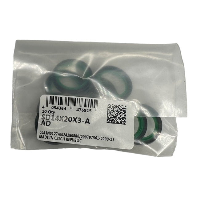 10x INA SD14X20X3A AD Doppel Lippen Polyurethan Öldichtung 14x20x3mm