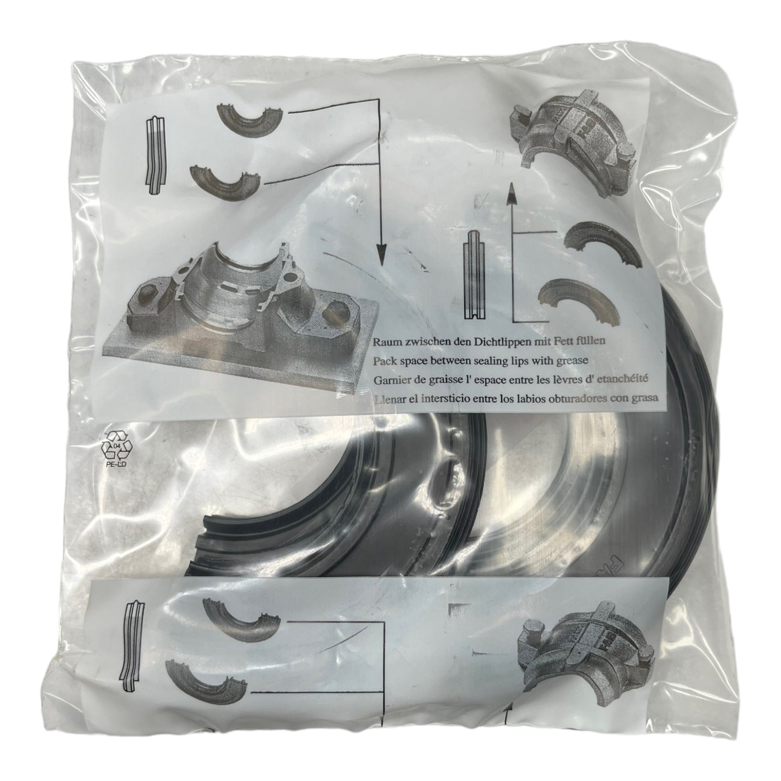 2x FAG DH616 Zweilippendichtung Dichtung Serie: DH 69x140.93x14,5mm