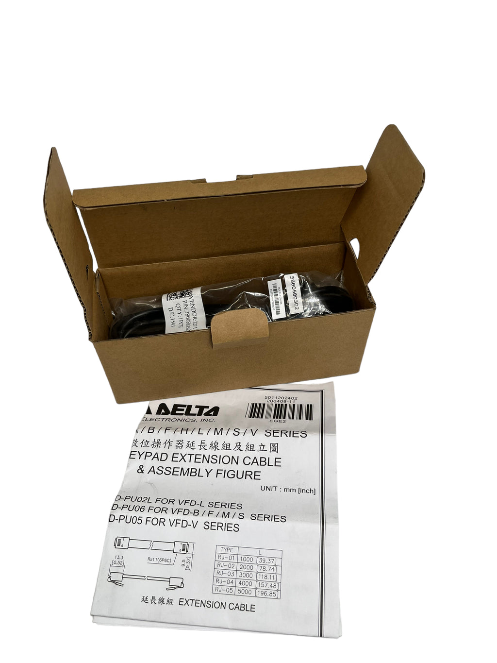 Delta Electronics EG3010A Tastatur Verlängerungskabel Keypad Extension Cable