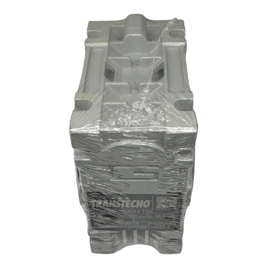 Transtecno TCM026030UO14 TTN Getriebe Schneckengetriebe 1400min / 46,7min / i30