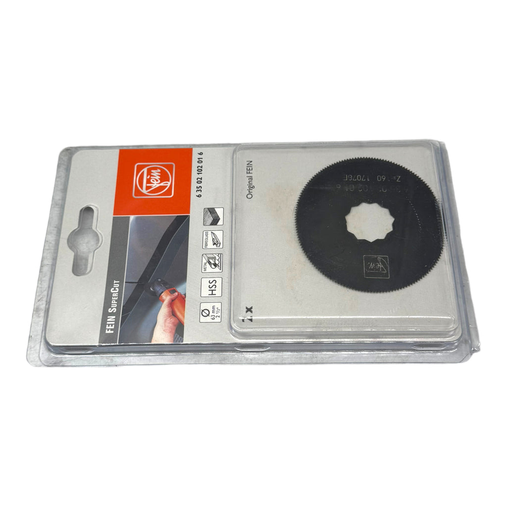 2x Fein 63502102016 HSS-Sägeblatt SuperCut 63mm