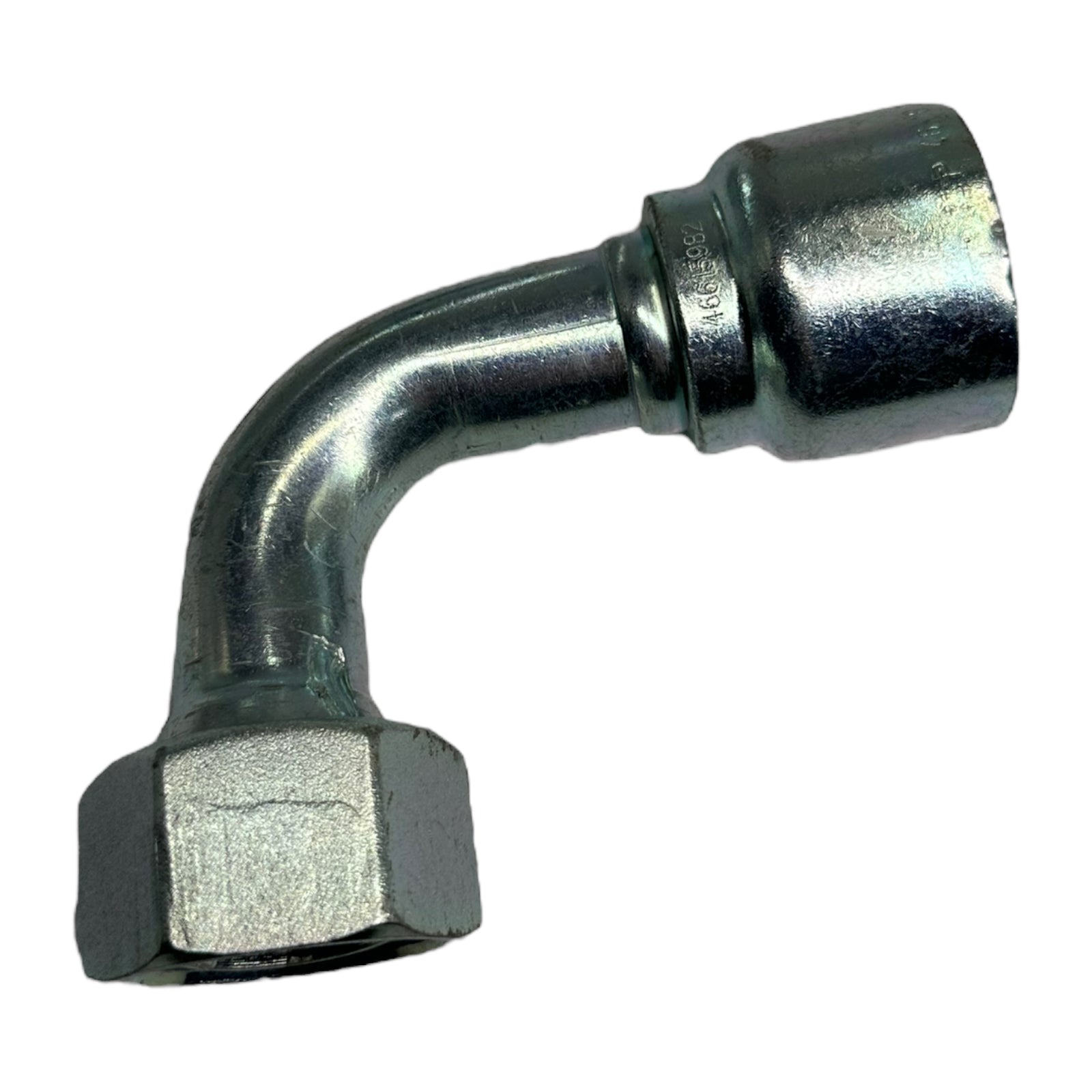 2x Parker 1CF46-28-16 Dichtkegel mit Überwurfmutter & O-Ring / 90° Bogen