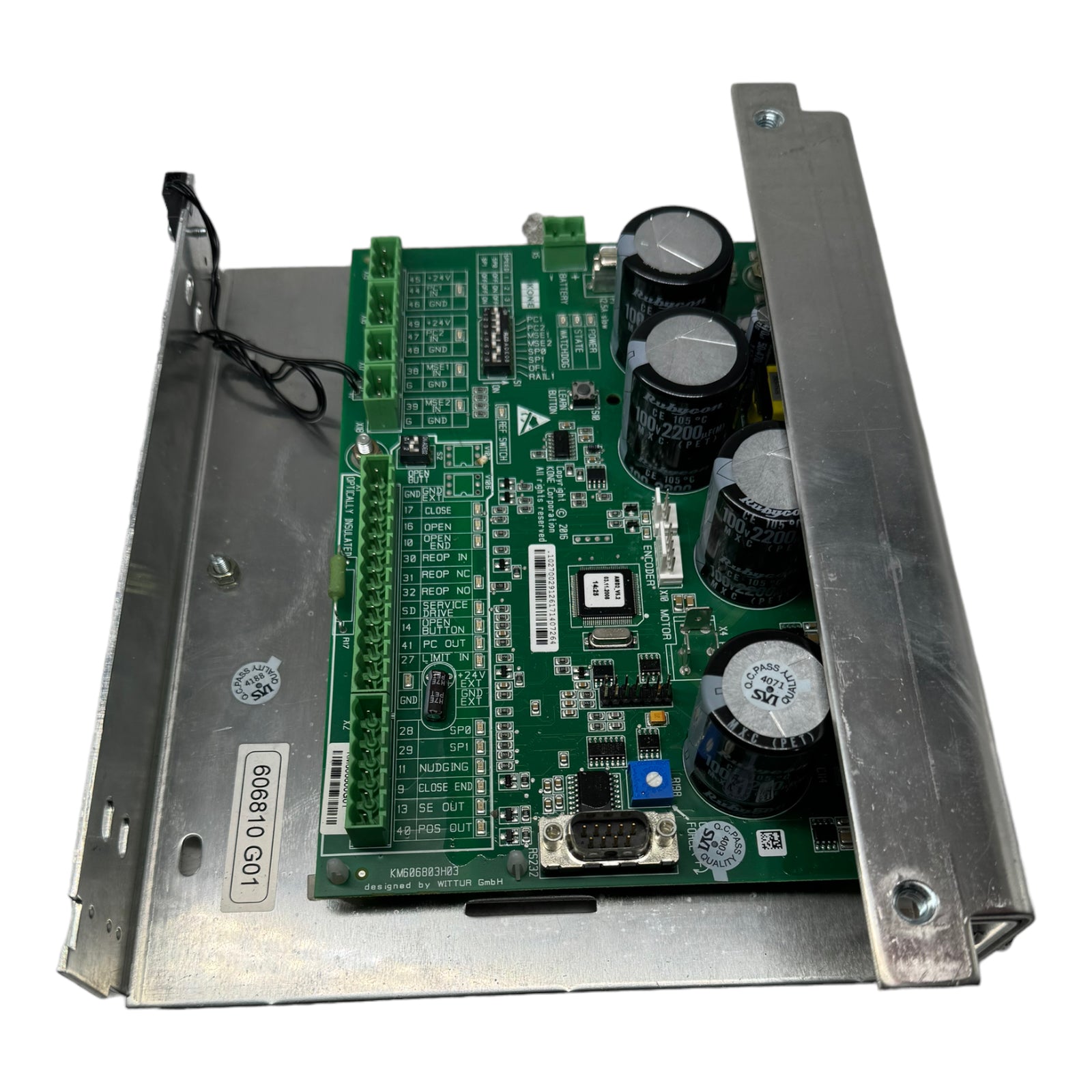 Kone corporation KM606803H03 Elevator Door Controller Board KM606800G01