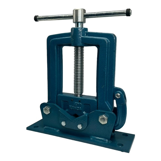 Kanca Rohrschraubstock Schraubstock Rohr Sanitär Rot Aufklappbar 4 Zoll