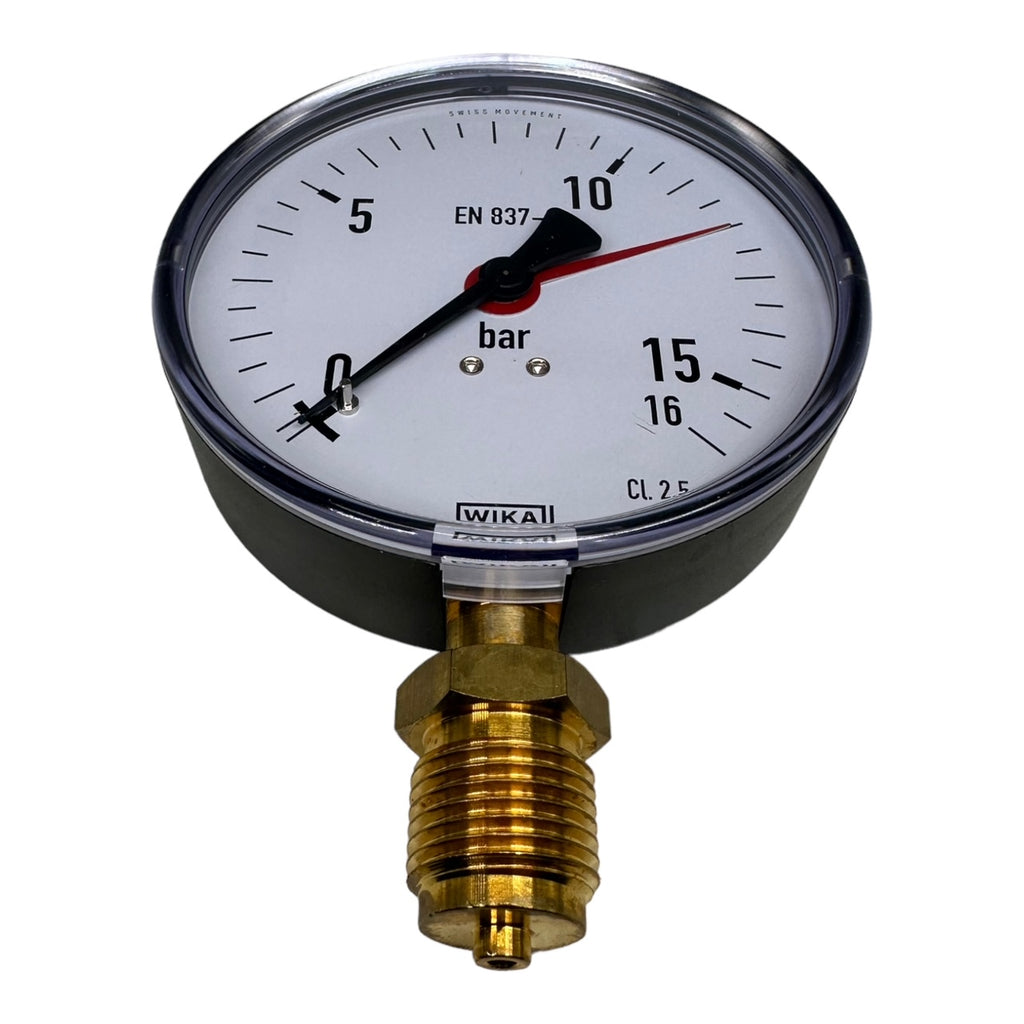 Wika 9022619 / 111.10.100 Manometer 0-15bar Anschluss unten größe: 100mm