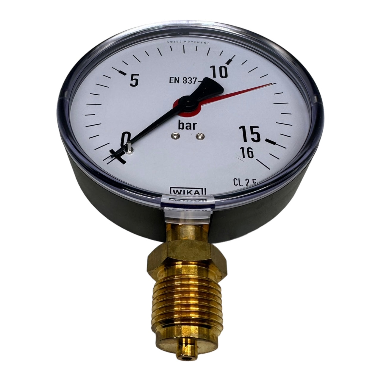 Wika 9022619 / 111.10.100 Manometer 0-15bar Anschluss unten größe: 100mm