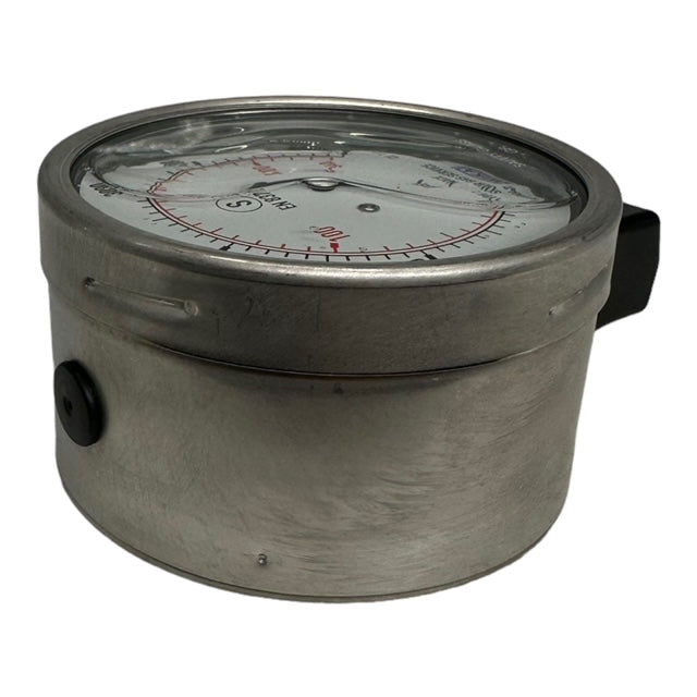 WIKA 233.30.100 Glycerin Manometer 5000psi / 340bar 2.tlg. bar 1/2NPT unten