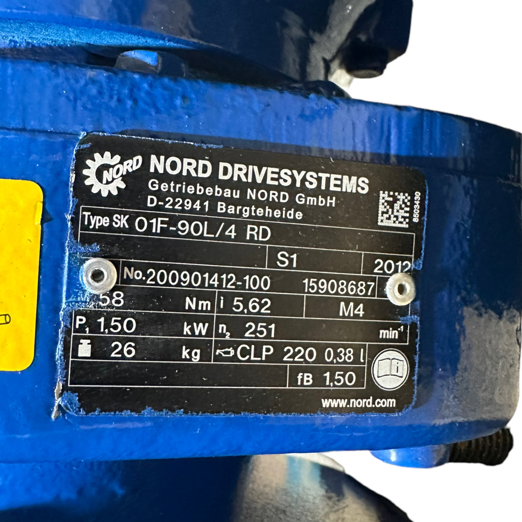 NORD DRIVESYSTEMS Exzenterschneckenpumpe Schneckenpumpe 1,5kW, 5m3/h, 230/400V
