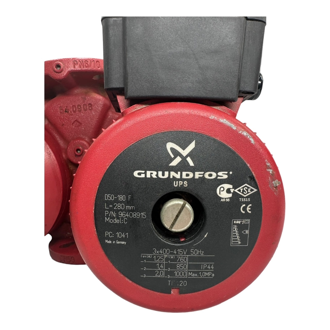 Grundfos UPSD 50-180F 280 Heizungspumpe Pumpe Umwälzpumpe D50-180 F, 3x400-415V