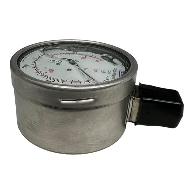 WIKA 233.30.100 Glycerin Manometer 5000psi / 340bar 2.tlg. bar 1/2NPT unten