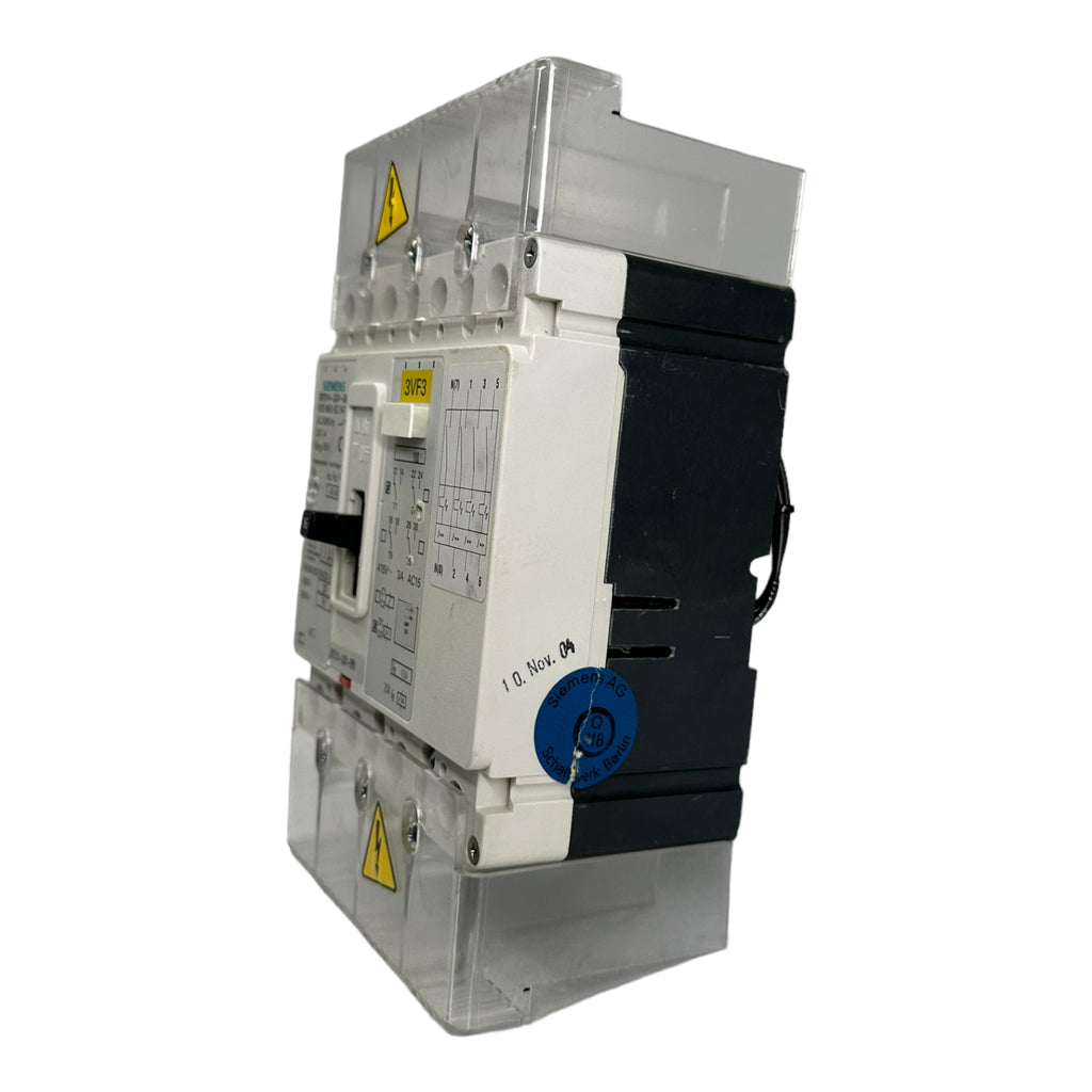 SIEMENS 3VF3114-1JC41-0AA0 Leistungsschalter, Alarmschalter 4polig, 16A, 415V
