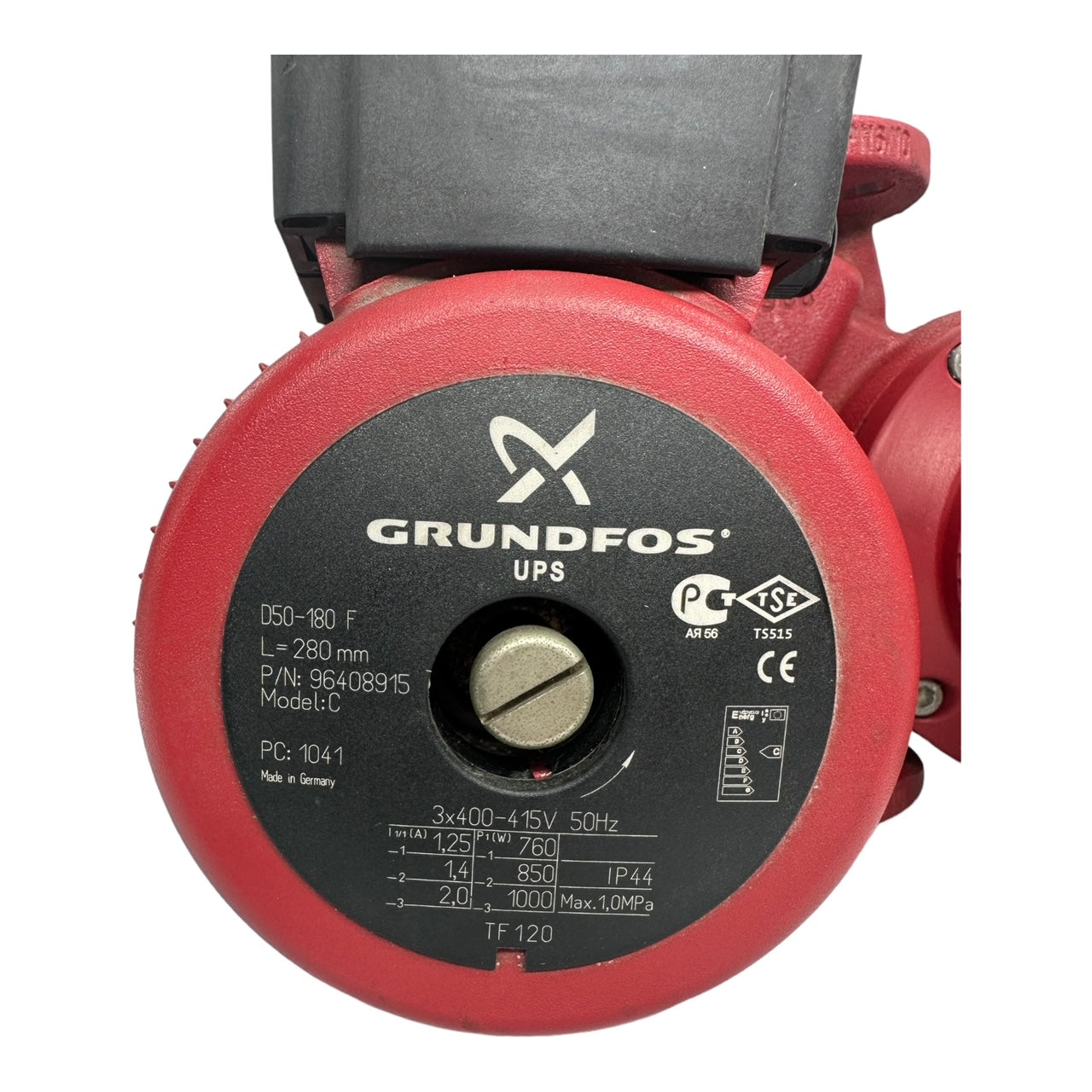Grundfos UPSD 50-180F 280 Heizungspumpe Pumpe Umwälzpumpe D50-180 F, 3x400-415V