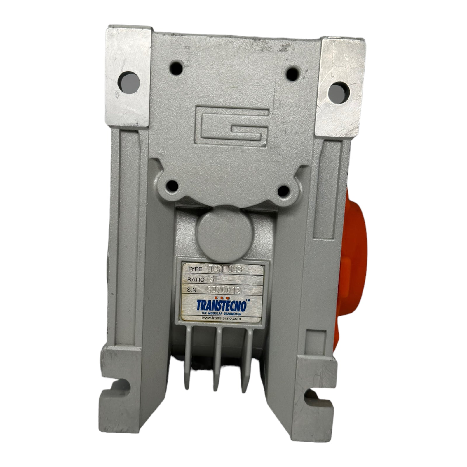 Transtecno TCH063 Gearbox Reducer Schneckengetriebe Geschwindigkeitsreduzierer