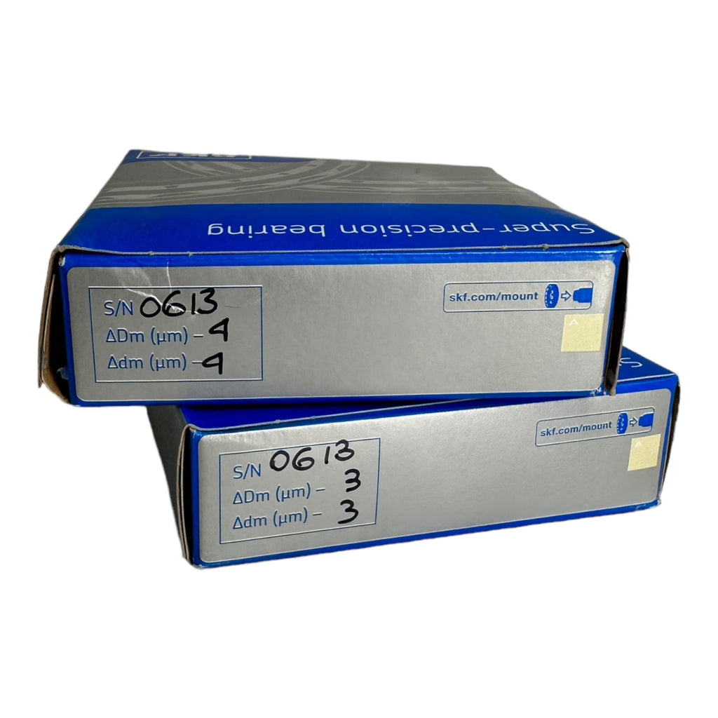 2x SKF S7009CE/HCP4ADGA Superpräzisions-schrägkugellager Kugellager 45x75x32mm