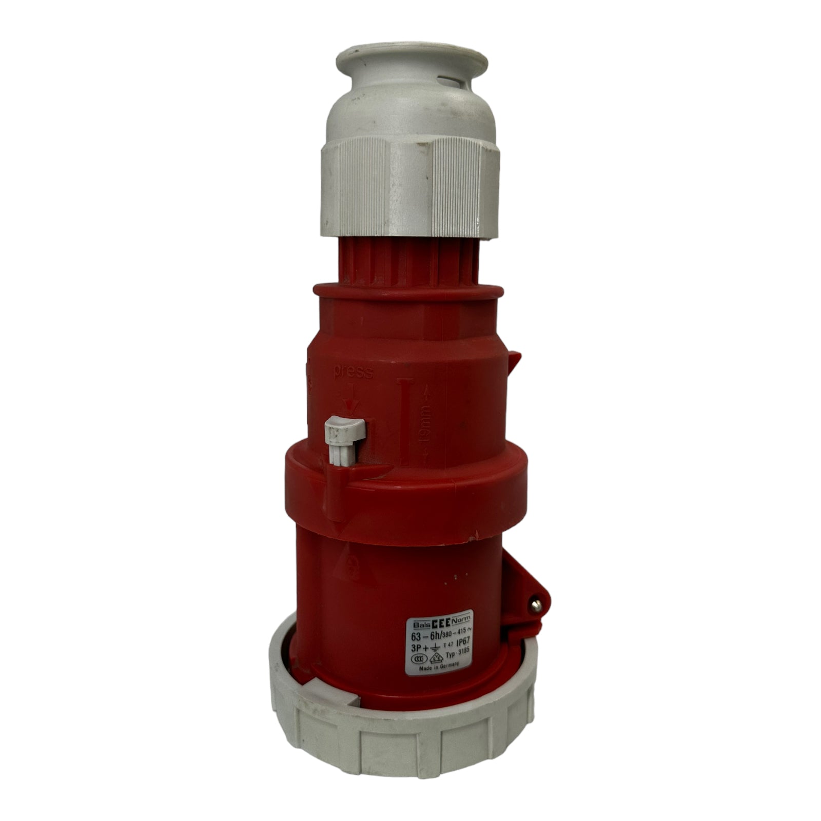 Bals 3185 CEE Norm TE Connector Steckdose 63A 4p (3P+PE) 400V (380-415V~) IP67