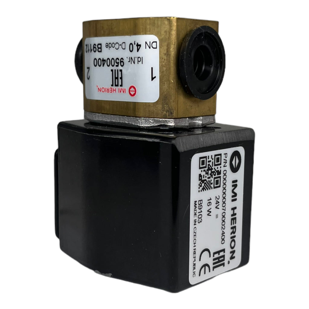 IMI HERION 9500400 Magnetventil, Elektromagnet-betätigt DN:4,0 24V, 16W