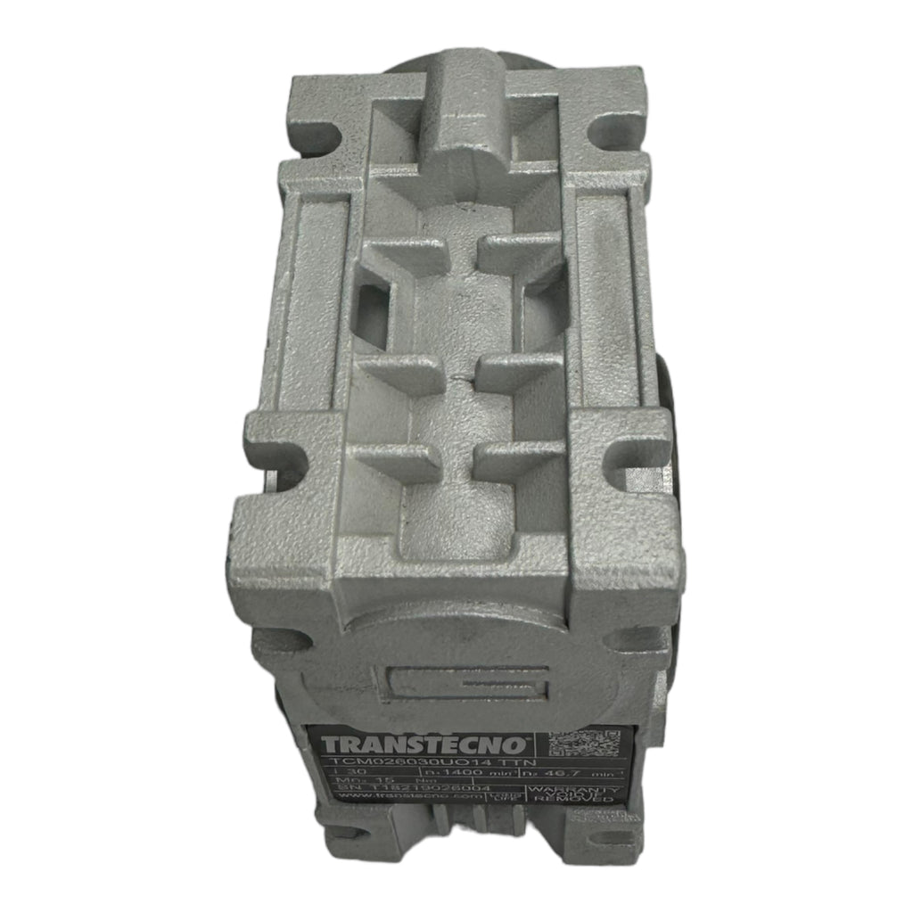 Transtecno TCM026030UO14 TTN Schneckengetriebe Getriebe 1400min / 46,7min / i30