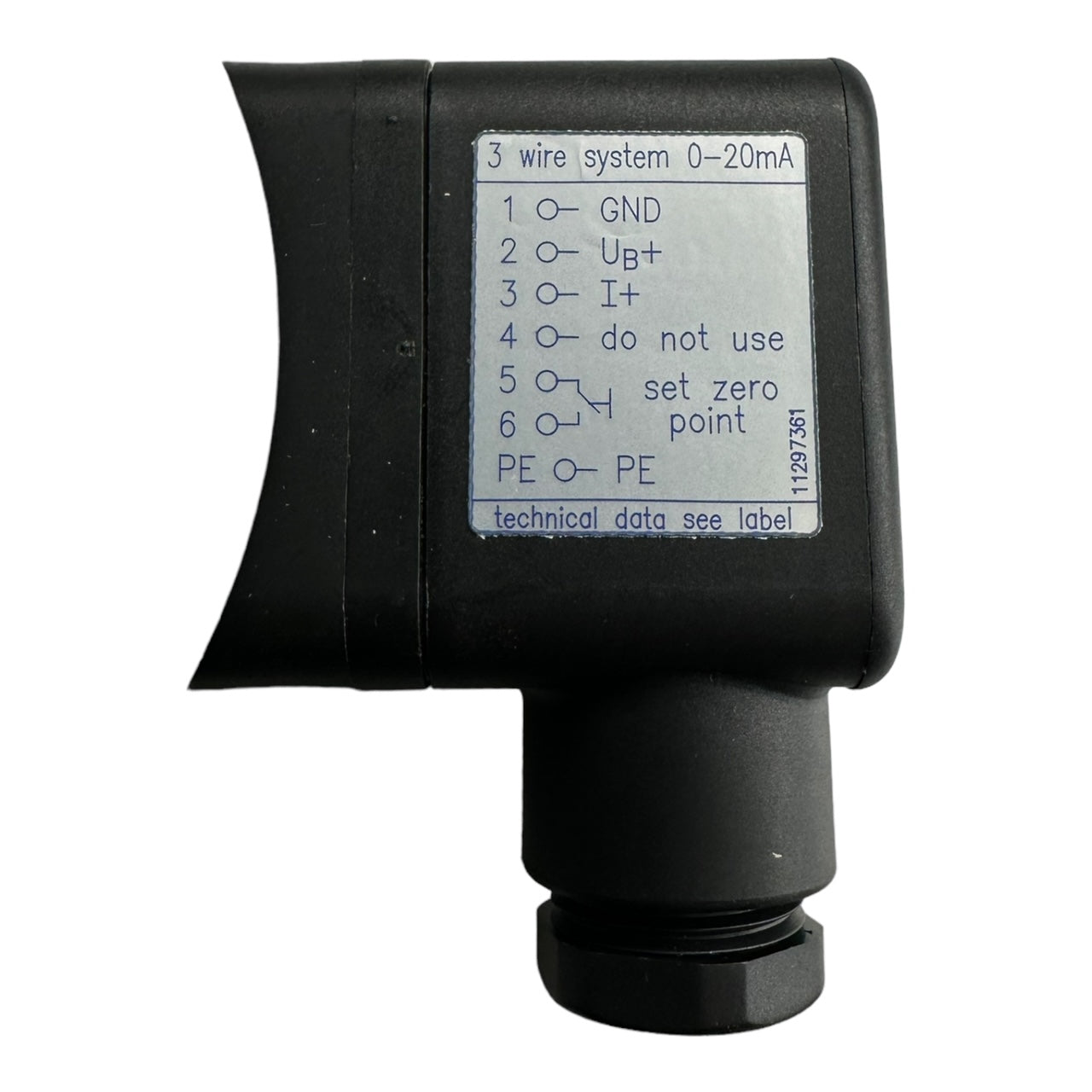 WIKA PGT23.100 Manometer mit Ausgangssignal G1/2 unten 0-600mbar
