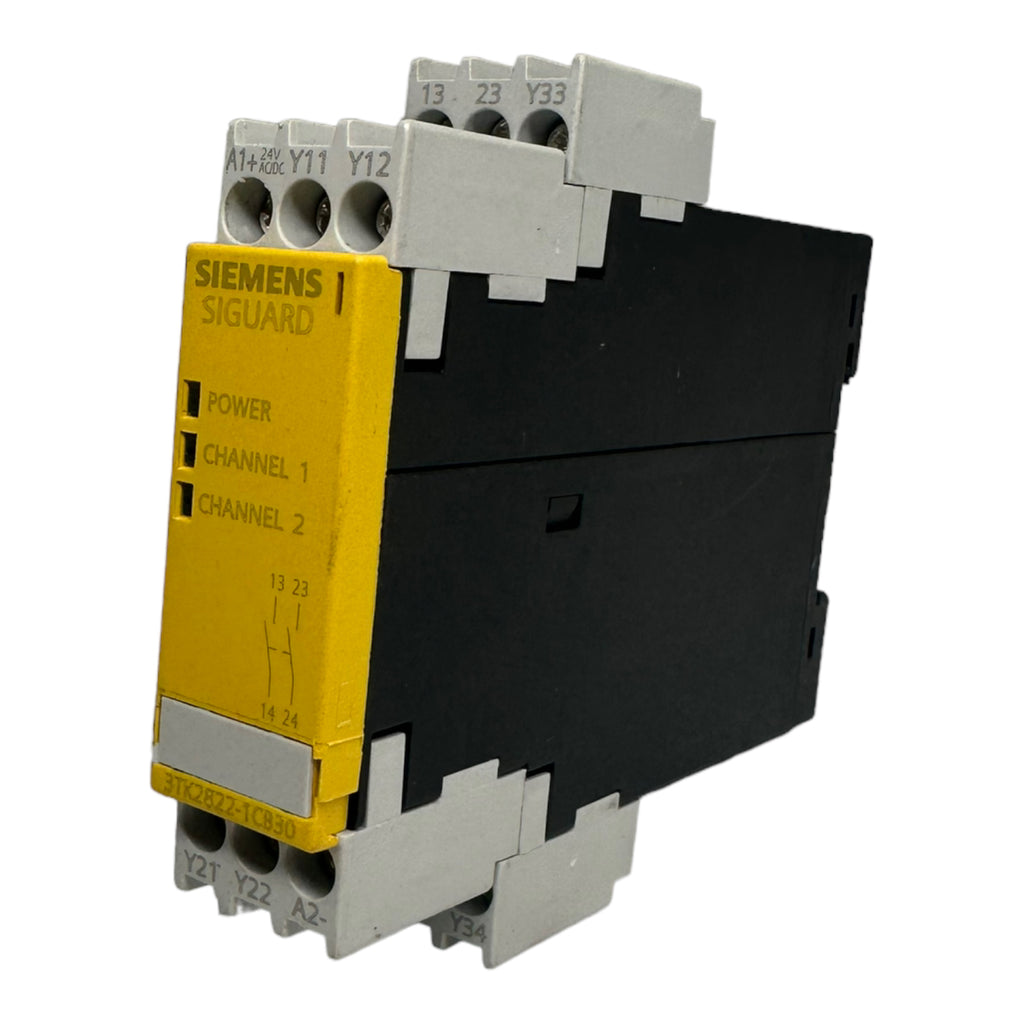 Siemens 3TK2822-1CB30 Sicherheitsschaltgerät Sichereitsrelais Spule 24V AC/DC