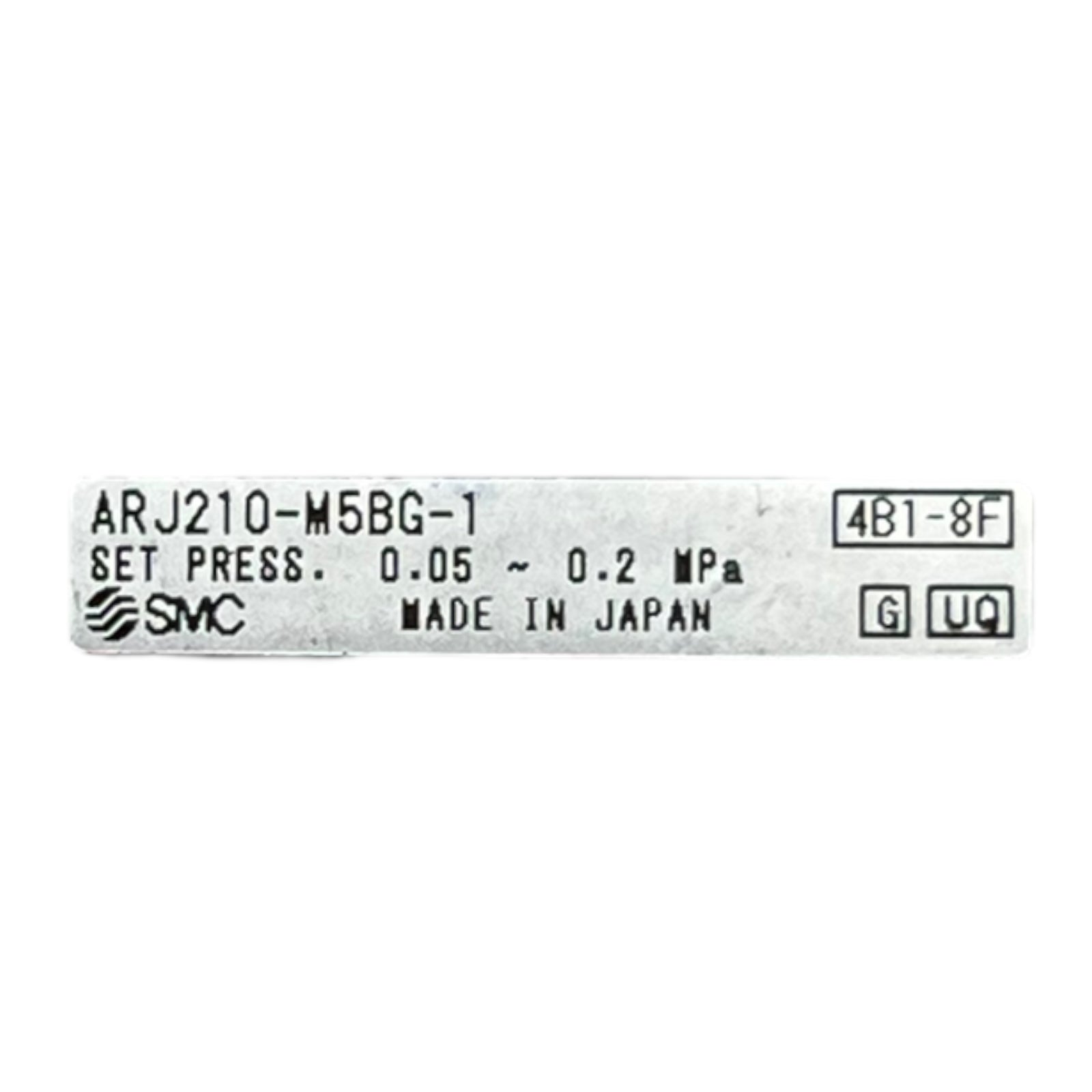 SMC ARJ210-M5BG-1 Miniatur-Regler Pneumatik Regler