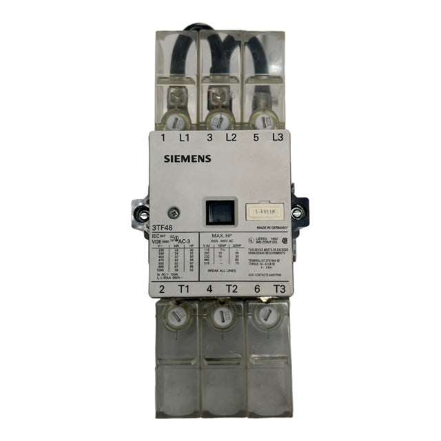 Siemens 3TF48 Leitungsschütz Contactor 3TF4822-0AL2