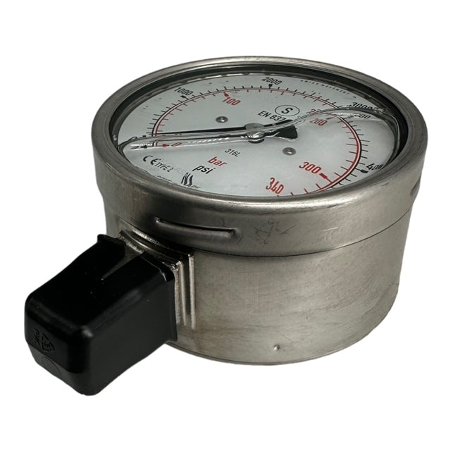 WIKA 233.30.100 Glycerin Manometer 5000psi / 340bar 2.tlg. bar 1/2NPT unten