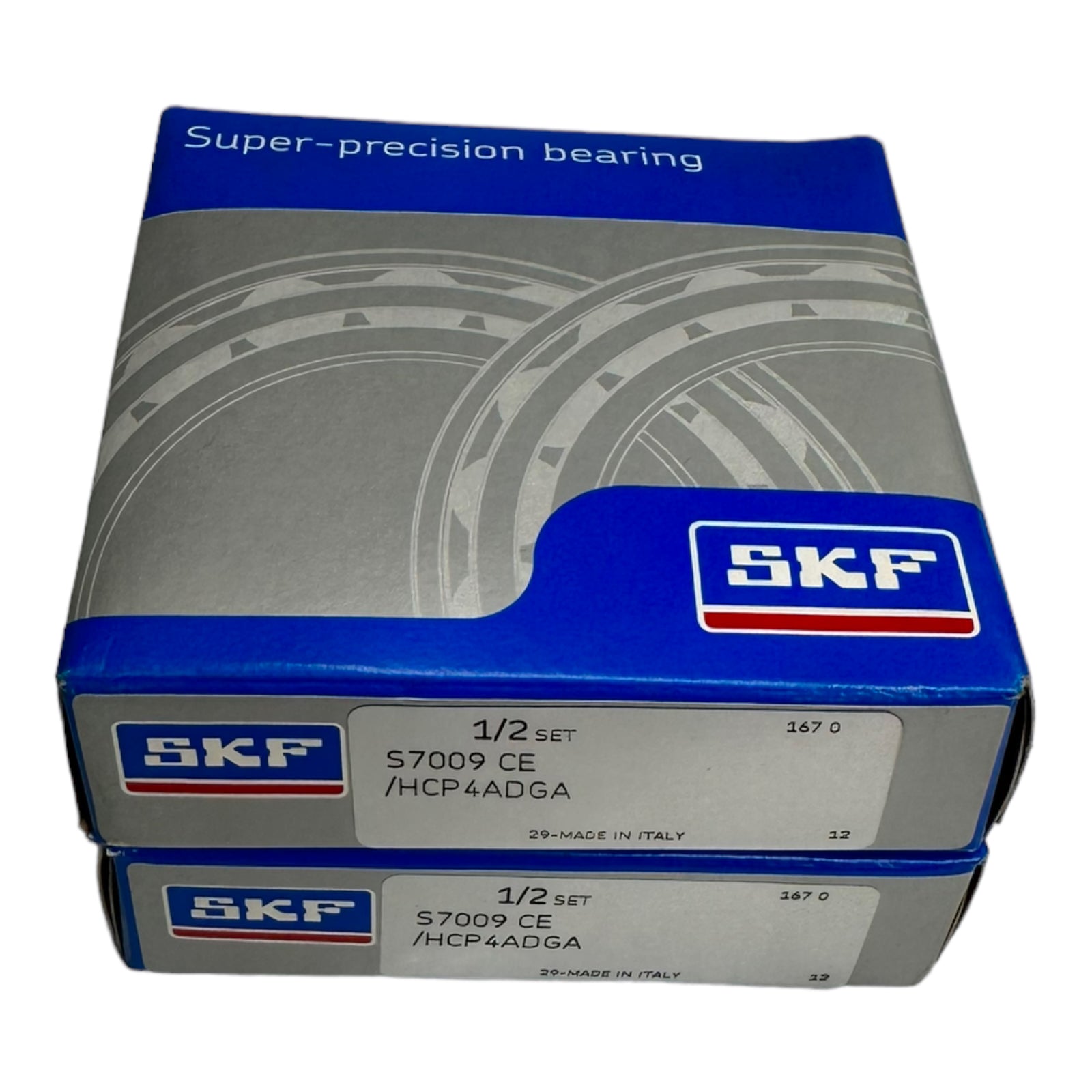 2x SKF S7009CE/HCP4ADGA Superpräzisions-schrägkugellager Kugellager 45x75x32mm