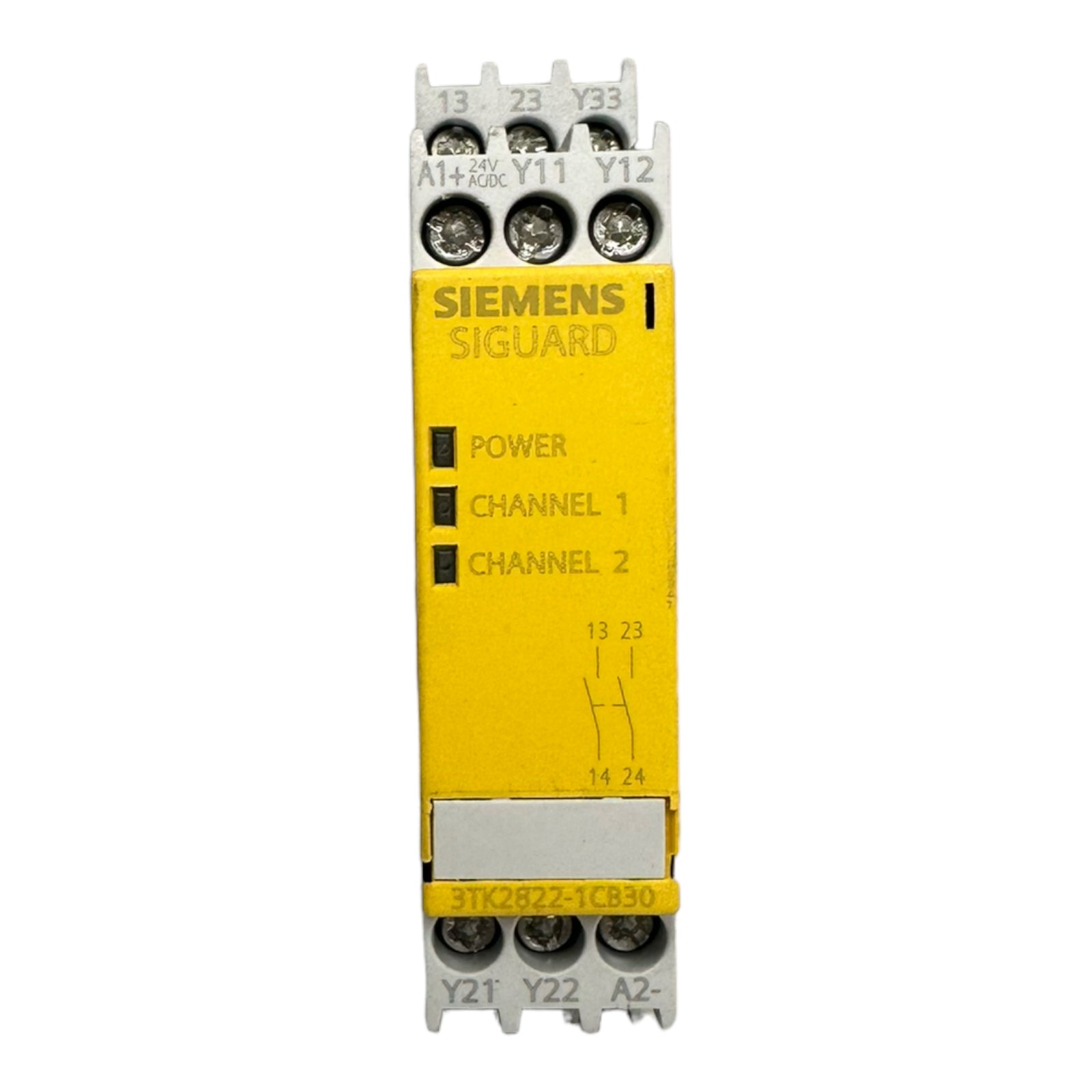 Siemens 3TK2822-1CB30 Sicherheitsschaltgerät Sichereitsrelais Spule 24V AC/DC