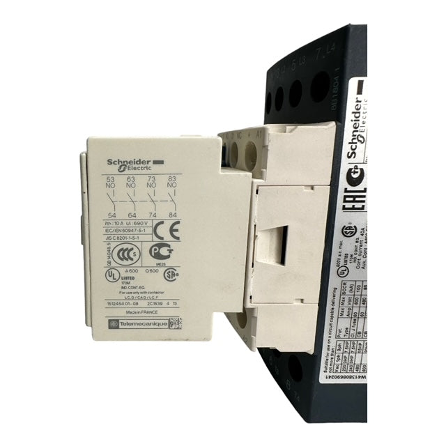 SCHNEIDER ELECTRIC LC1DT40BD / LADN40 Leistungsschütz Hilfsschalter 24VDC