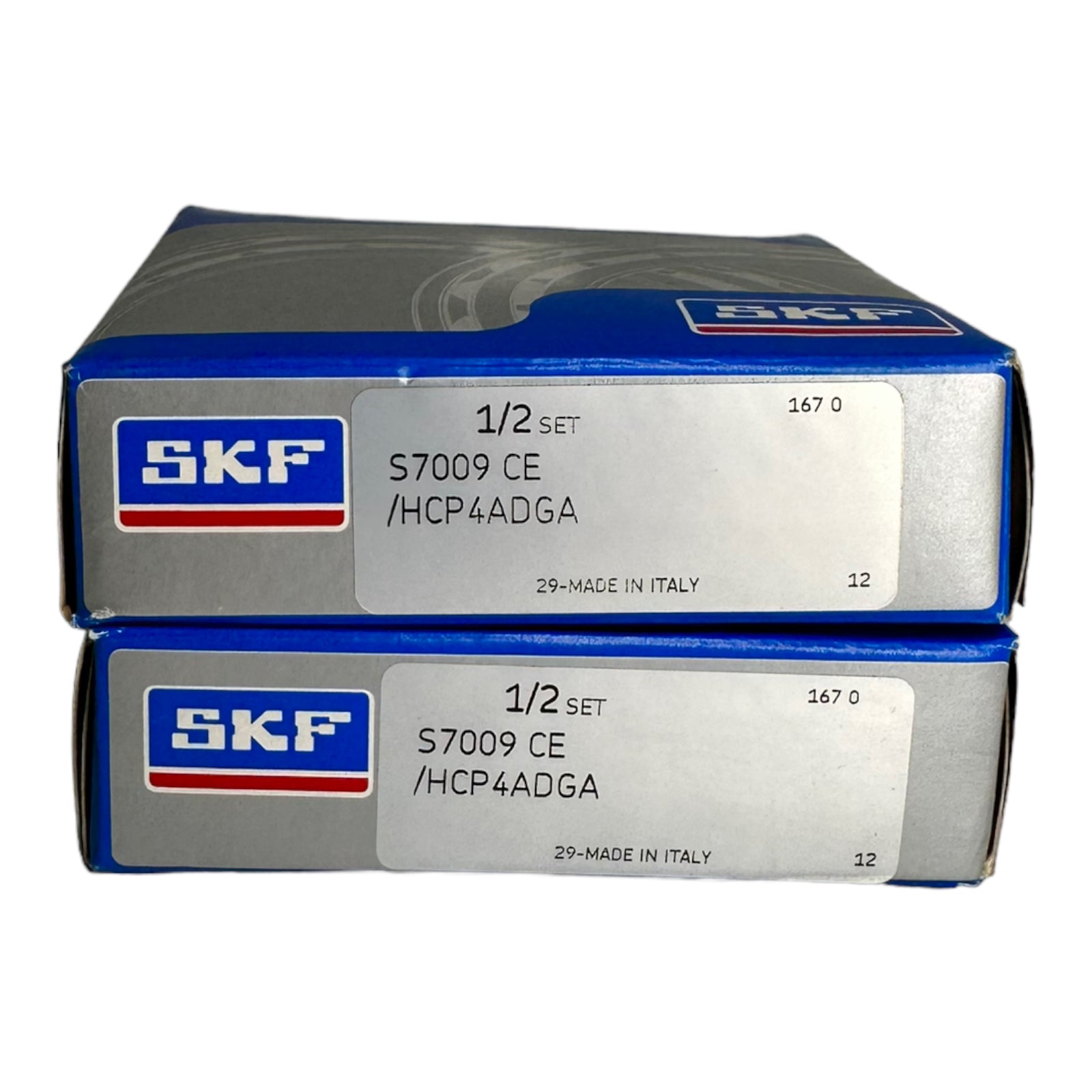 2x SKF S7009CE/HCP4ADGA Superpräzisions-schrägkugellager Kugellager 45x75x32mm