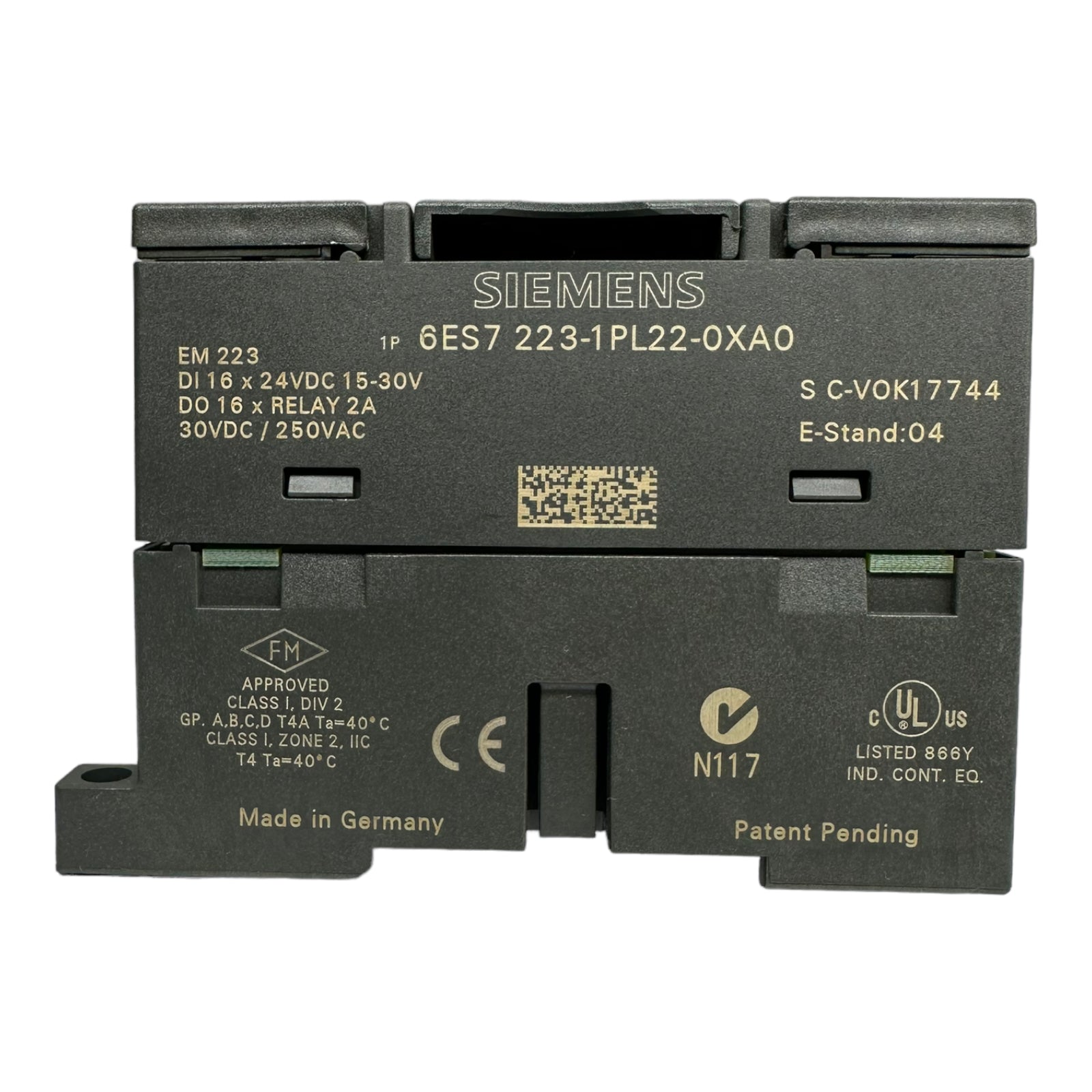 SIEMENS 6ES7 223-1PL22-0XA0 Digital I/O Modul EM 223 DC Relay E:04