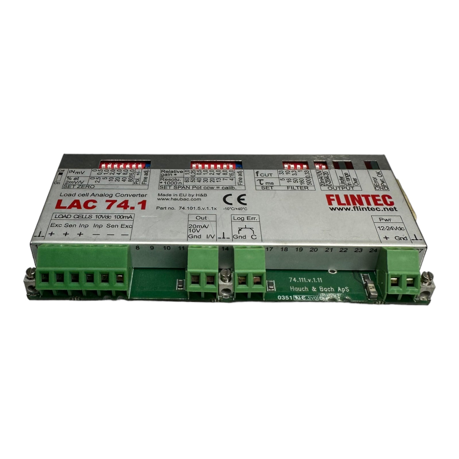 Flintec LAC 74.1 Universal DMS Verstärker Modul 4...20mA oder 0...10V