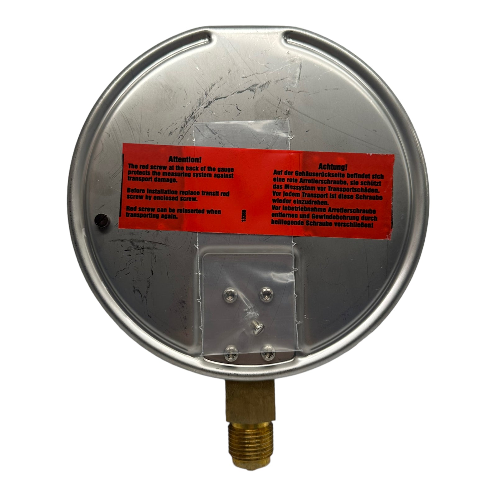 WIKA 312.20.160 Manometer Feinmessmanometer 4bar G1/2B unten 160mm