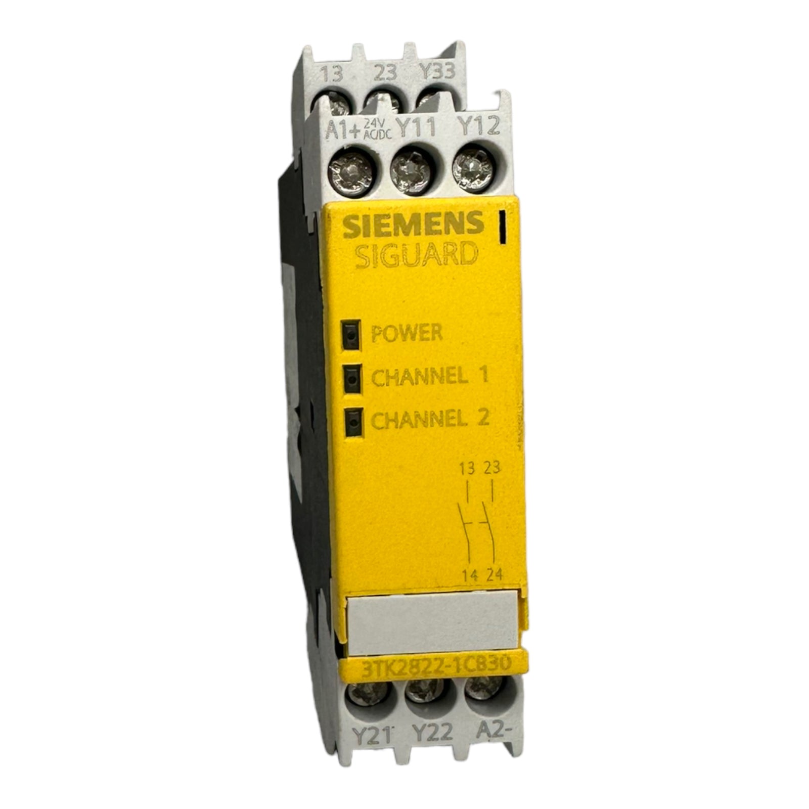 Siemens 3TK2822-1CB30 Sicherheitsschaltgerät Sichereitsrelais Spule 24V AC/DC
