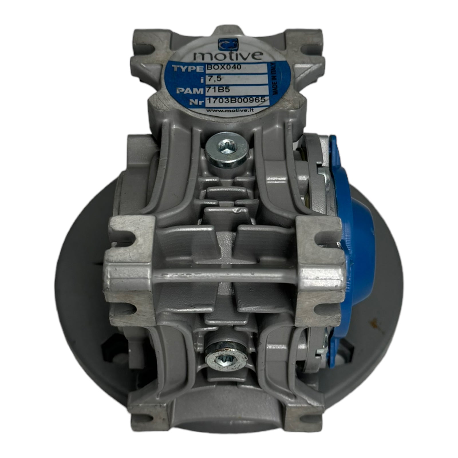 Motive Box040 Schneckengetriebe B407 5191471B5 Getriebe 71B5 Worm gear i: 7,5