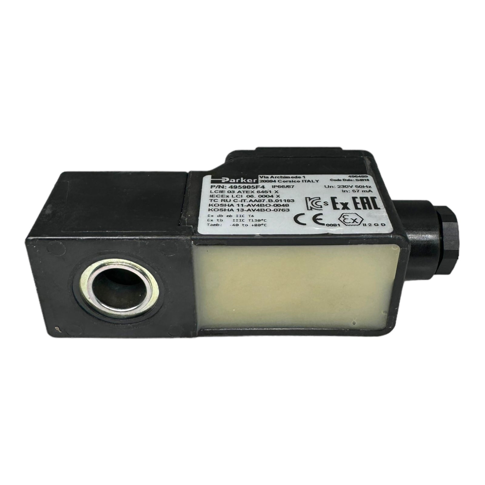 Parker 495905F4 LUCIFER Magnetspule 230V / 50Hz / 57mA / EX2